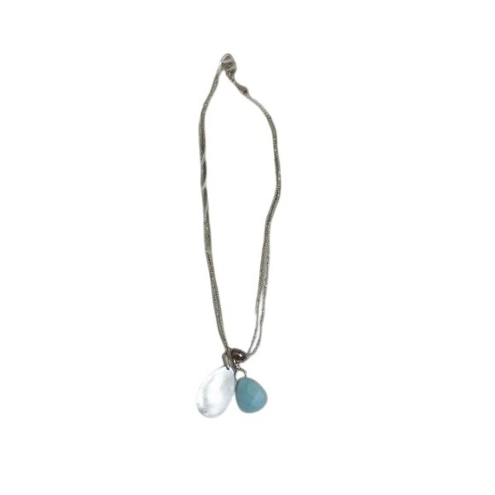 Delicate Kenneth Cole Mixed Media Necklace With Ethereal Charm Pendants